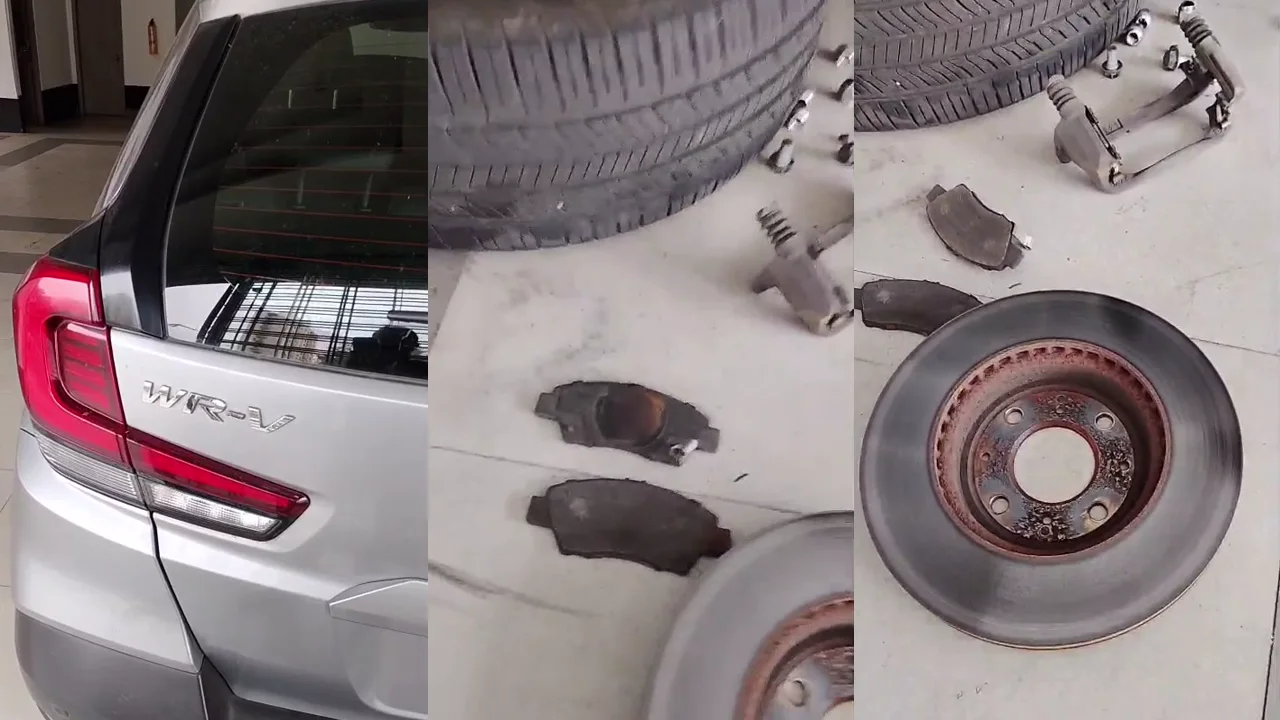Cambio de pastillas y discos delanteros en Honda WR-V