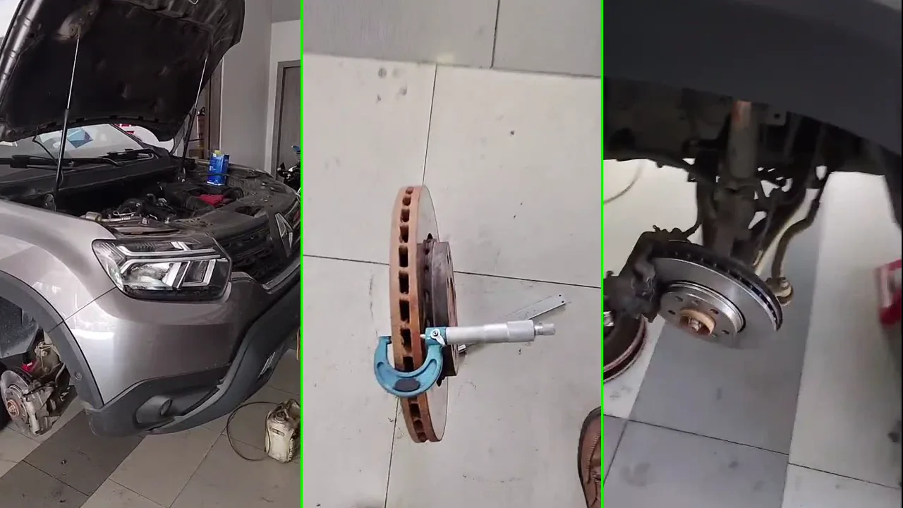 Cambio de discos y pastillas de freno delanteros y traseros en Renault Duster